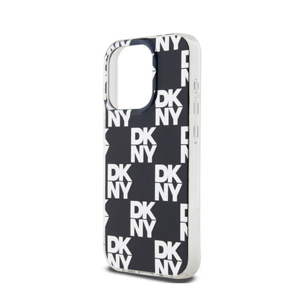 DKNY IML Checkered Mono Pattern - Etui do iPhone 15 Pro Max (czarny) - obrazek 6