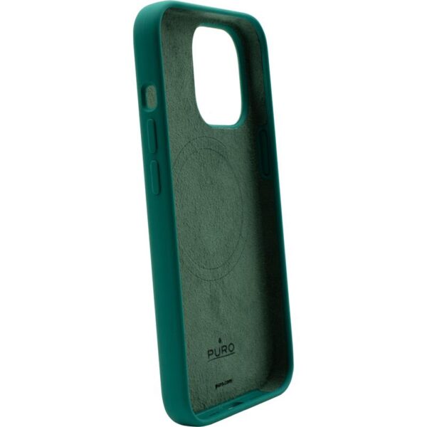 PURO ICON MAG - Etui iPhone 14 Pro MagSafe (Dark green) - obrazek 2