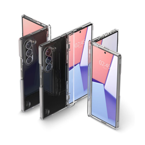 Spigen Ultra Hybrid Pro - Etui do Samsung Galaxy Z Fold 6 (Crystal Clear) - obrazek 3