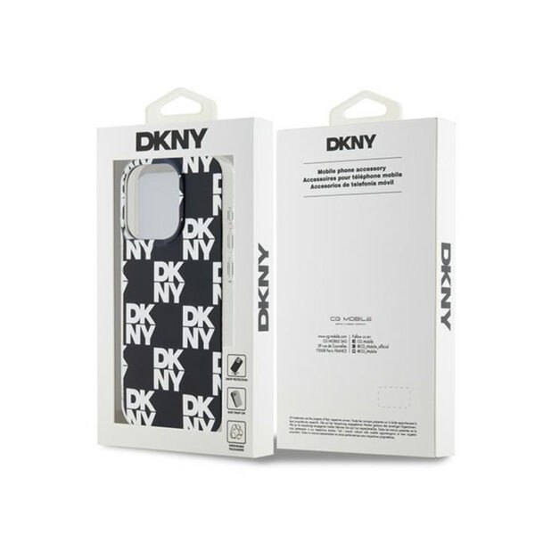 DKNY IML Checkered Mono Pattern - Etui do iPhone 15 Pro Max (czarny) - obrazek 8