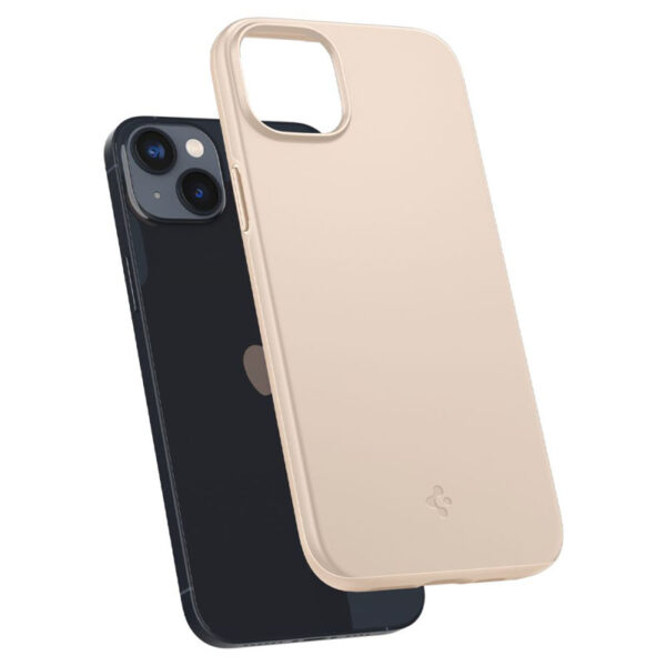 Spigen Thin Fit - Etui do iPhone 15 Plus / iPhone 14 Plus (Beżowy) - obrazek 7