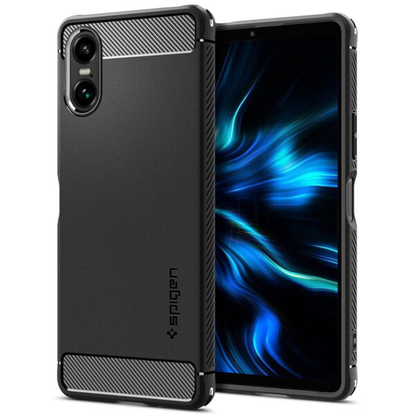 Spigen Rugged Armor - Etui do Sony Xperia 10 VI (Matte Black)