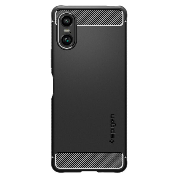 Spigen Rugged Armor - Etui do Sony Xperia 10 VI (Matte Black) - obrazek 2