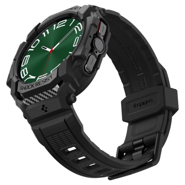 Spigen Rugged Armor Pro - Pasek + etui do Samsung Galaxy Watch Ultra 47 mm (Matte Black) - obrazek 11