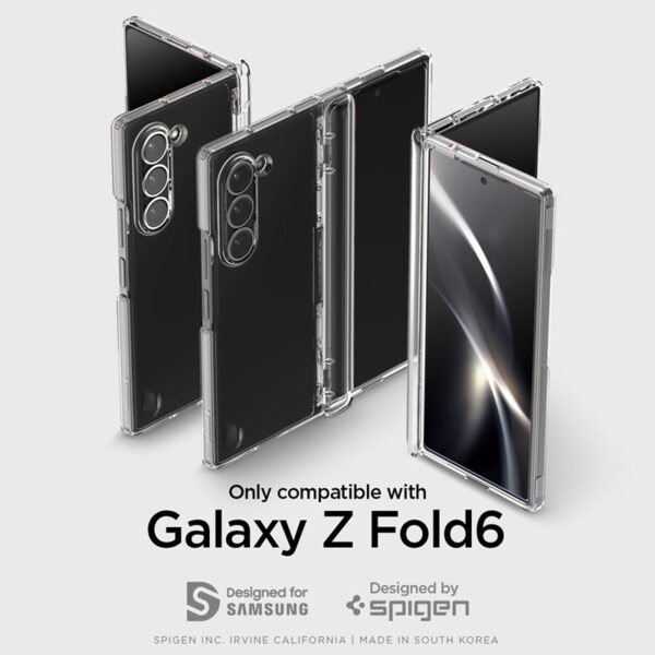 Spigen Ultra Hybrid Pro - Etui do Samsung Galaxy Z Fold 6 (Crystal Clear) - obrazek 7