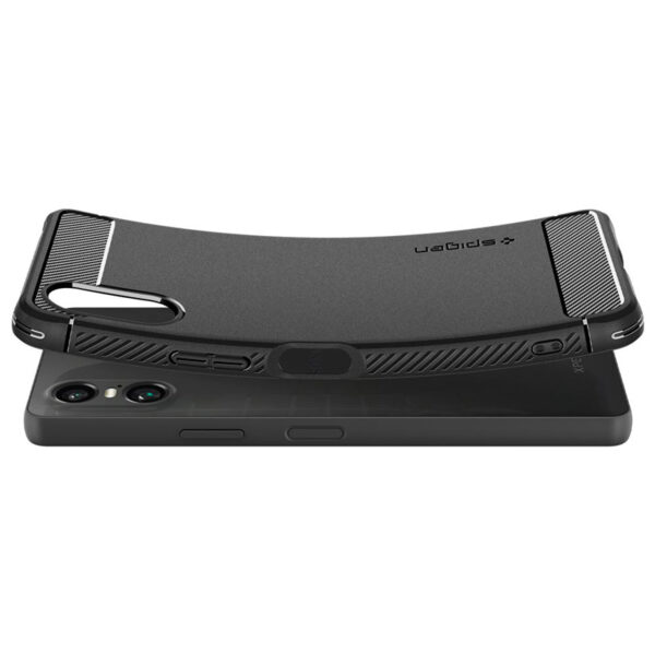 Spigen Rugged Armor - Etui do Sony Xperia 10 VI (Matte Black) - obrazek 5