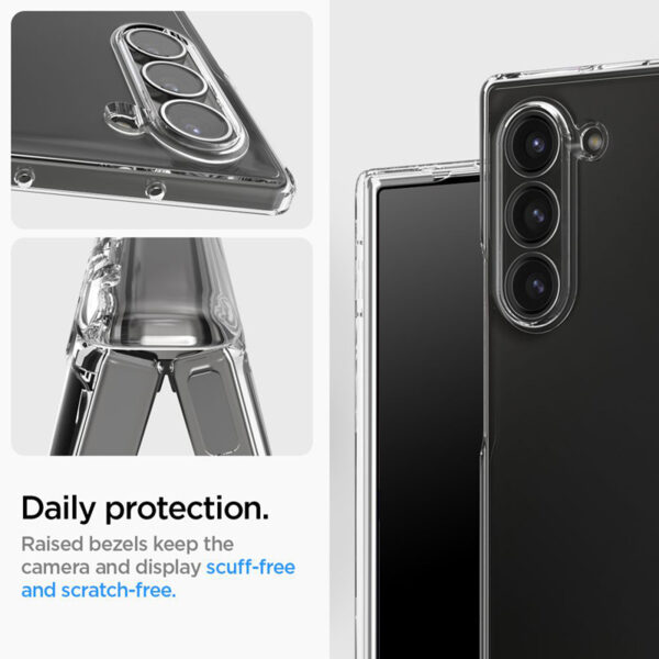 Spigen Ultra Hybrid Pro - Etui do Samsung Galaxy Z Fold 6 (Crystal Clear) - obrazek 11