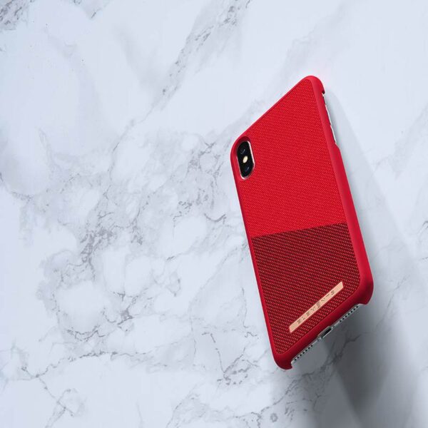 Nordic Elements Saeson Freja - Materiałowe etui iPhone Xs Max (Red) - obrazek 10