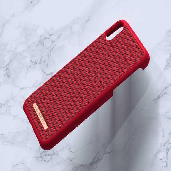 Nordic Elements Saeson Idun - Materiałowe etui iPhone Xs Max (Red) - obrazek 10