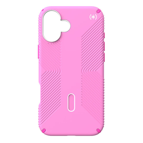 Speck Presidio2 Grip ClickLock & MagSafe - Etui iPhone 16 Plus (True Pink / Shocking Pink / White) - obrazek 6