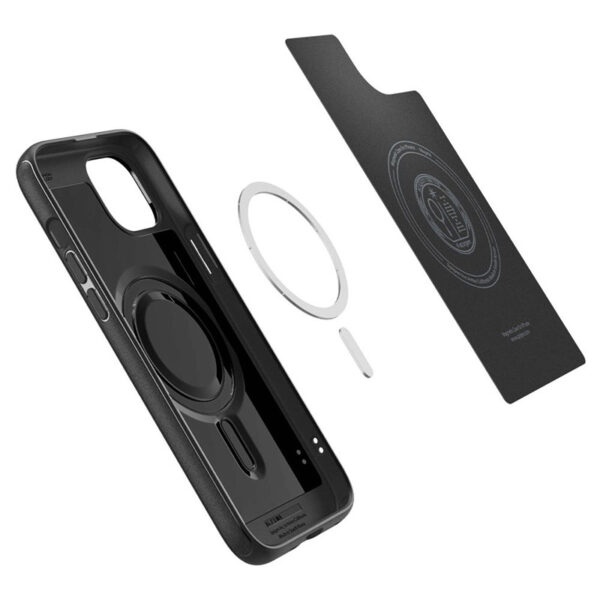 Spigen Mag Armor MagSafe - Etui do iPhone 15 (Matte Black) - obrazek 8