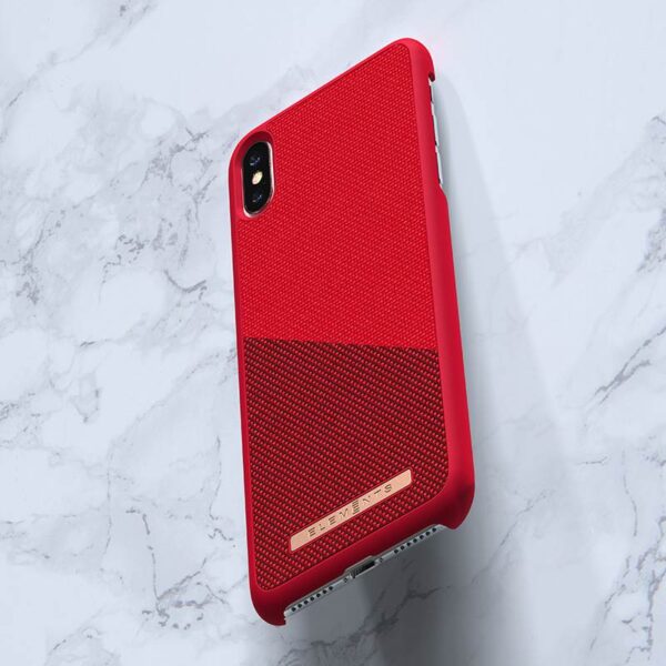 Nordic Elements Saeson Freja - Materiałowe etui iPhone Xs Max (Red) - obrazek 13