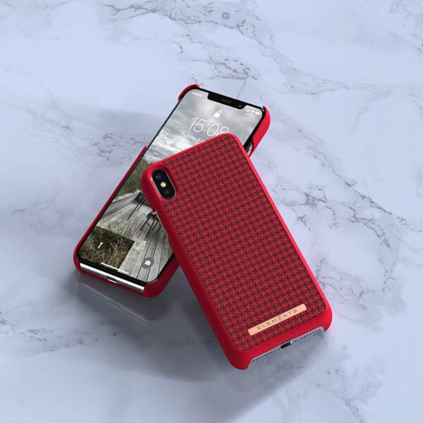 Nordic Elements Saeson Idun - Materiałowe etui iPhone Xs Max (Red) - obrazek 13