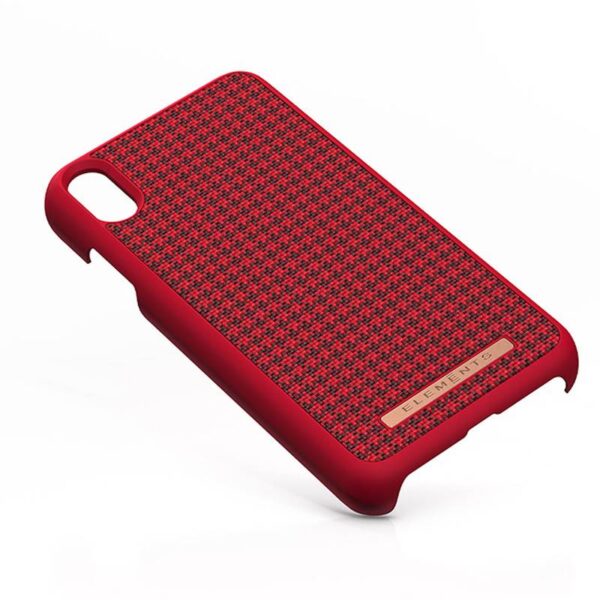 Nordic Elements Saeson Idun - Materiałowe etui iPhone Xs Max (Red) - obrazek 2