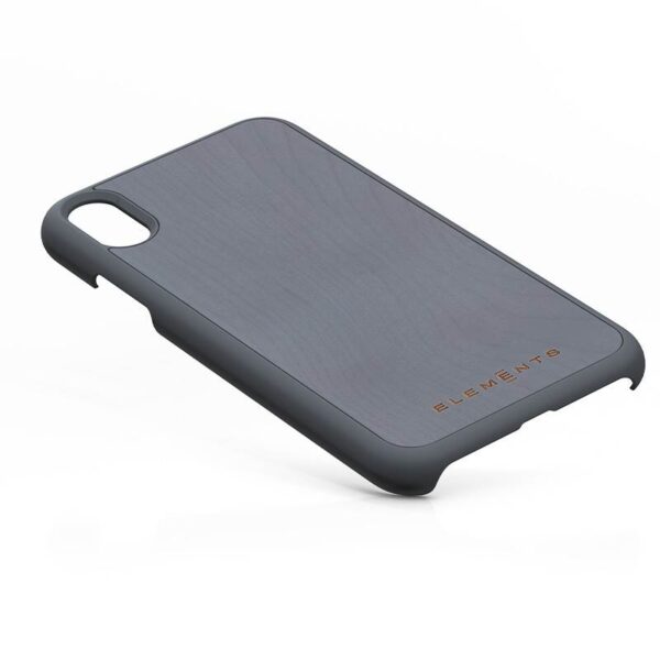 Nordic Elements Original Gefion - Drewniane etui iPhone XR (Mid Grey) - obrazek 3