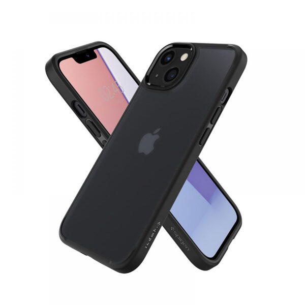 Spigen Ultra Hybrid - Etui do iPhone 13 (Matte Frost Black) - obrazek 7