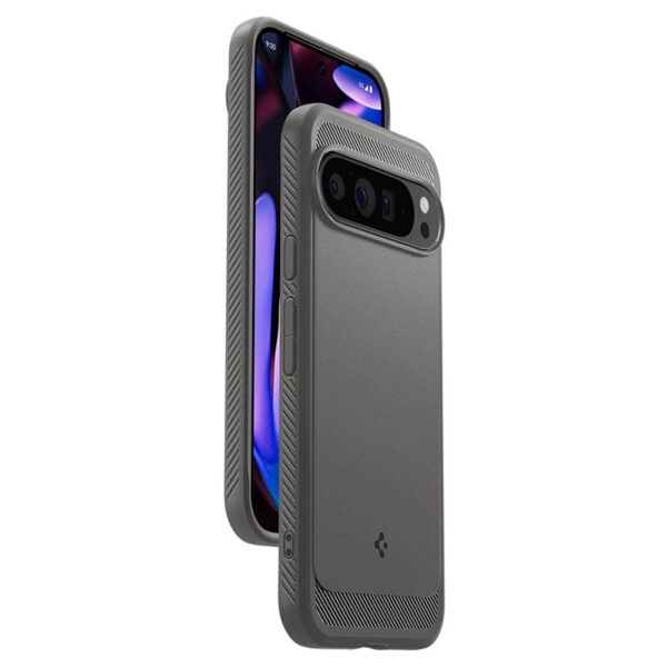 Spigen Rugged Armor - Etui do Google Pixel 9 Pro XL (Marble Grey) - obrazek 7