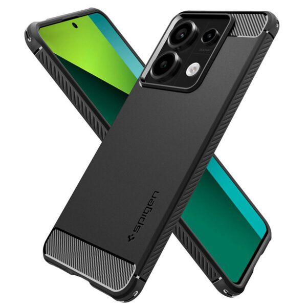 Spigen Rugged Armor - Etui do Xiaomi Redmi Note 13 Pro 5G/POCO X6 5G (Matte Black) - obrazek 6