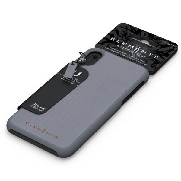 Nordic Elements Original Gefion - Drewniane etui iPhone XR (Mid Grey) - obrazek 7