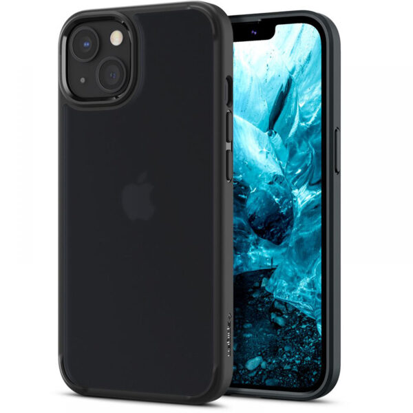 Spigen Ultra Hybrid - Etui do iPhone 13 (Matte Frost Black) - obrazek 10