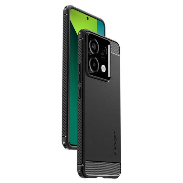 Spigen Rugged Armor - Etui do Xiaomi Redmi Note 13 Pro 5G/POCO X6 5G (Matte Black) - obrazek 8