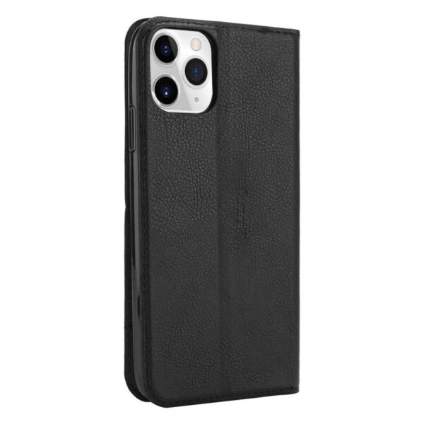 Crong Folio Case - Etui iPhone 11 Pro Max z klapką na magnes (czarny) - obrazek 4