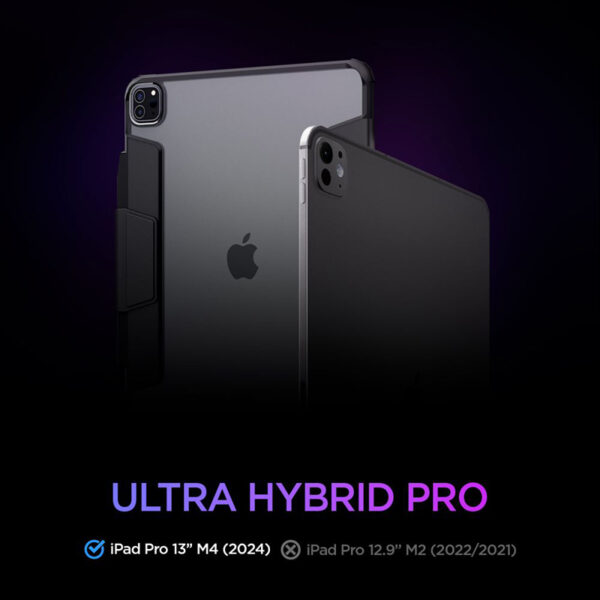 Spigen Ultra Hybrid Pro - Etui do iPad Pro 13" M4 (2024) (Black) - obrazek 11