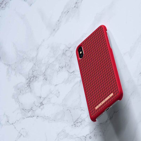 Nordic Elements Saeson Idun - Materiałowe etui iPhone Xs Max (Red) - obrazek 9