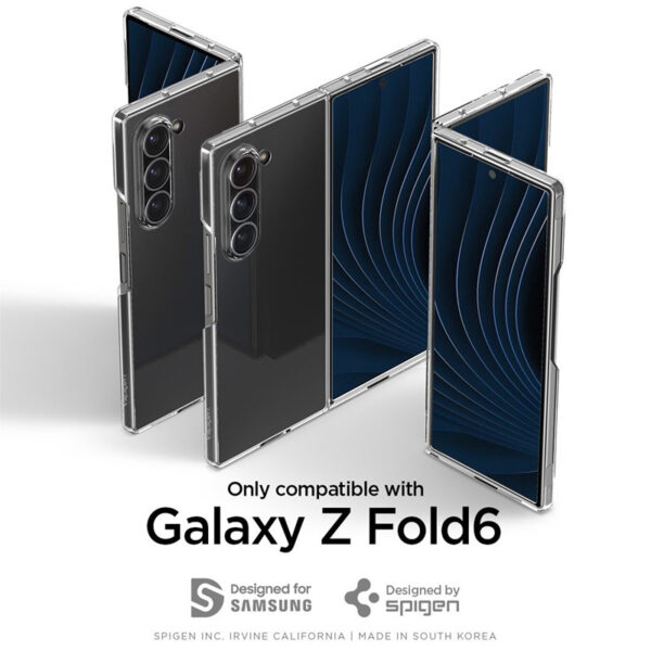 Spigen Airskin - Etui do Samsung Galaxy Z Fold 6 (Crystal Clear) - obrazek 9