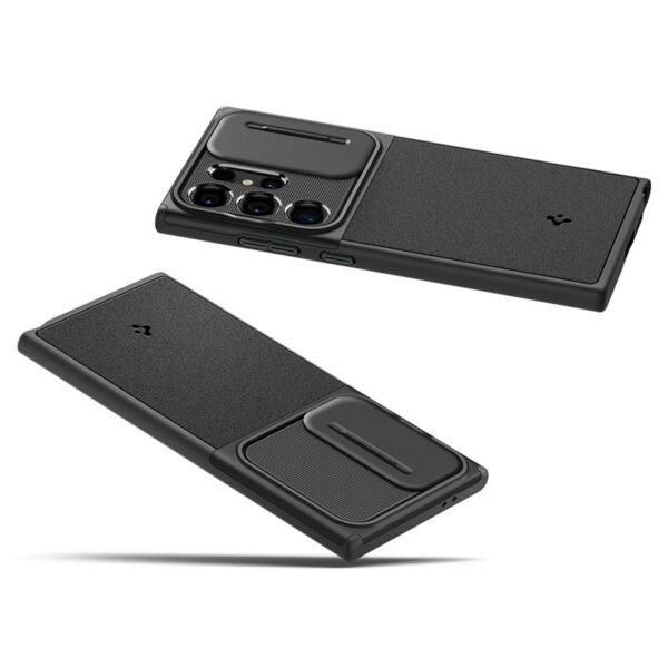 Spigen Optik Armor - Etui do Samsung Galaxy S24 Ultra (Czarny) - obrazek 11