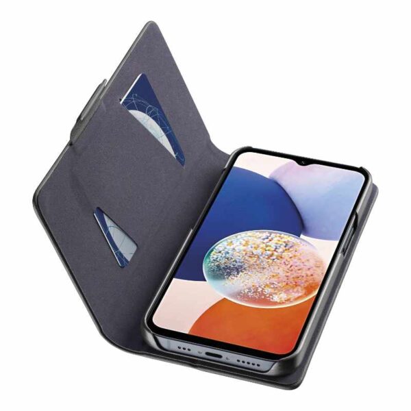 Cellularline Book Case - Etui Samsung Galaxy A15 4G / 5G (czarny) - obrazek 2