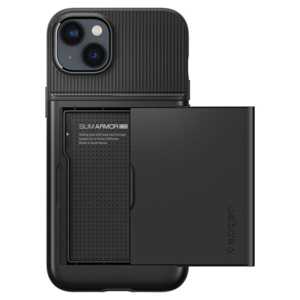 Spigen Slim Armor CS - Etui do iPhone 15 Plus / iPhone 14 Plus (Czarny) - obrazek 3