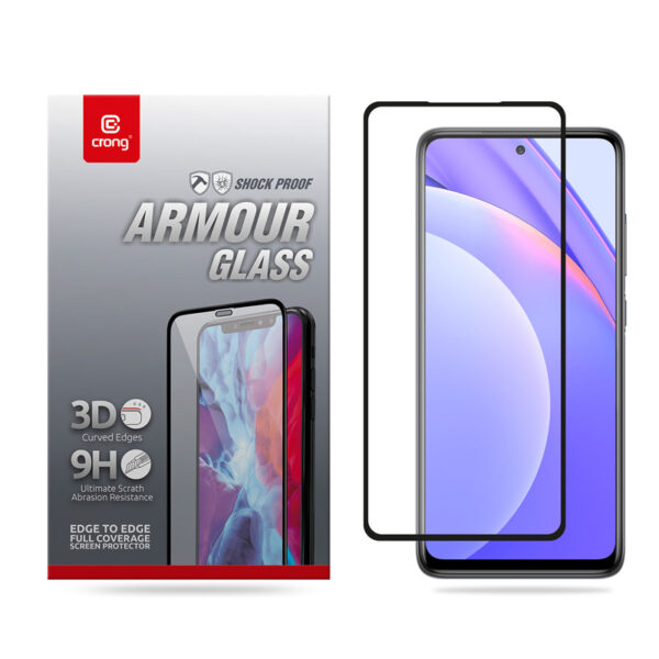 Crong 3D Armour Glass - Szkło hartowane 9H Full Glue na cały ekran Xiaomi Mi 10T Lite - obrazek 8