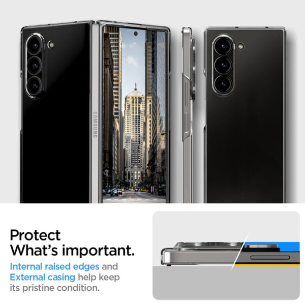 Spigen Airskin - Etui do Samsung Galaxy Z Fold 6 (Crystal Clear) - obrazek 13