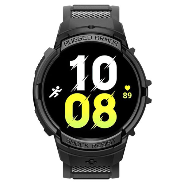 Spigen Rugged Armor Pro - Pasek + etui do Samsung Galaxy Watch 6 40 mm (Czarny) - obrazek 4