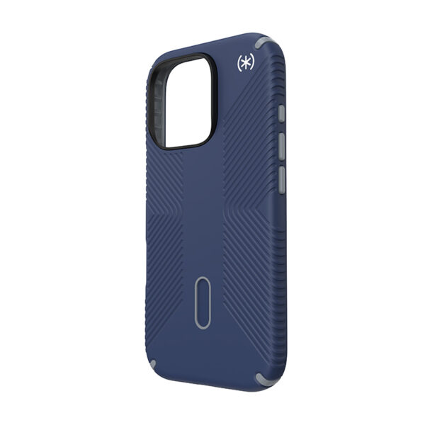 Speck Presidio2 Grip ClickLock & MagSafe - Etui iPhone 16 Pro (Coastal Blue / Dust Grey / White) - obrazek 2