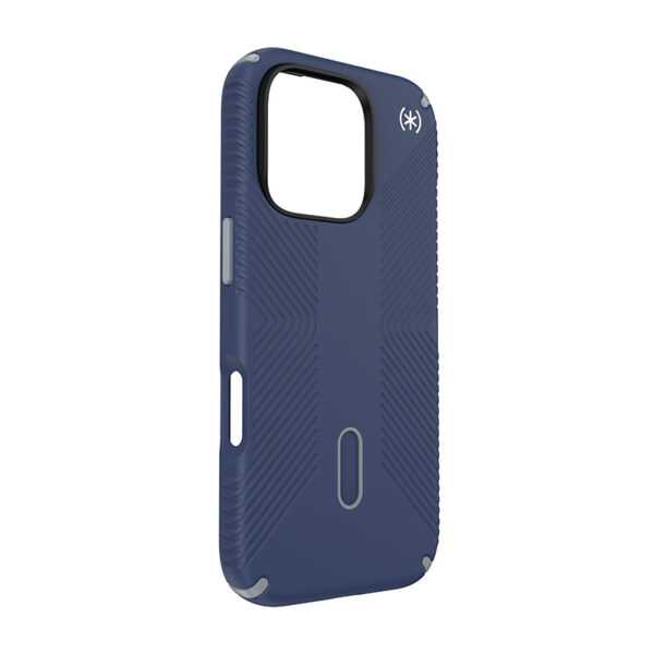 Speck Presidio2 Grip ClickLock & MagSafe - Etui iPhone 16 Pro (Coastal Blue / Dust Grey / White) - obrazek 3