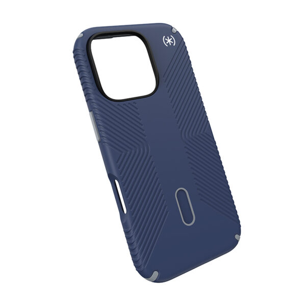 Speck Presidio2 Grip ClickLock & MagSafe - Etui iPhone 16 Pro (Coastal Blue / Dust Grey / White) - obrazek 4