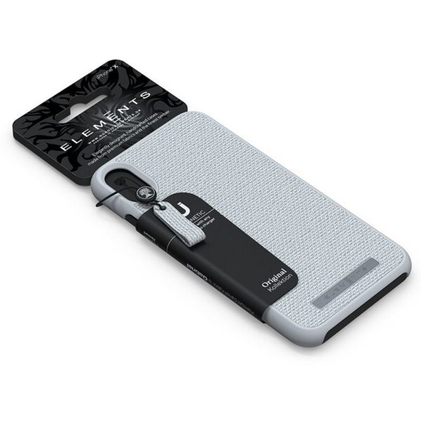 Nordic Elements Original Idun - Materiałowe etui iPhone XR (Light Grey) - obrazek 5