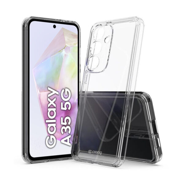 Crong Crystal Shield Cover - Etui Samsung Galaxy A35 5G (przezroczysty)