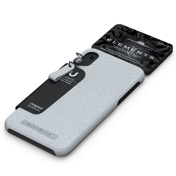 Nordic Elements Original Idun - Materiałowe etui iPhone XR (Light Grey) - obrazek 6