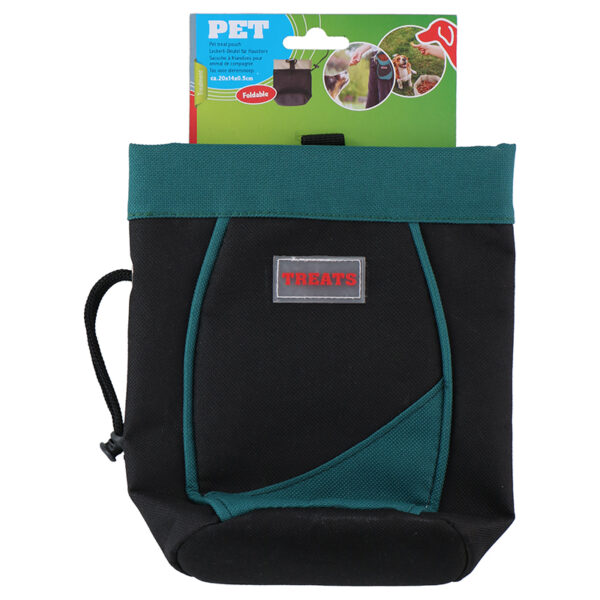 Pet treat pouch Składane etui na smakołyki dla zwierząt (niebieski)