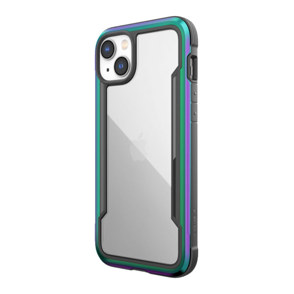 X-Doria Raptic Shield - Etui aluminiowe iPhone 14 Plus (Drop-Tested 3m) (Iridescent)