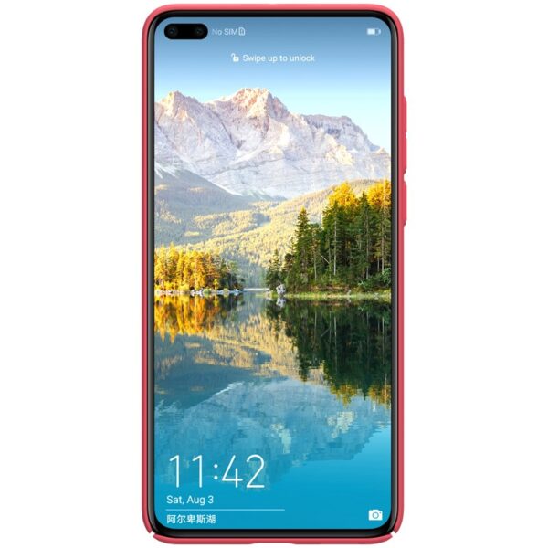 Nillkin Super Frosted Shield - Etui Huawei P40 (Bright Red) - obrazek 2