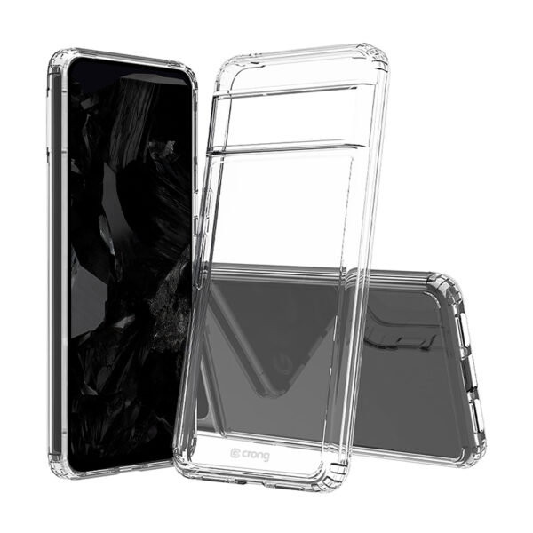 Crong Crystal Shield Cover - Etui Google Pixel 8A (przezroczysty) - obrazek 6