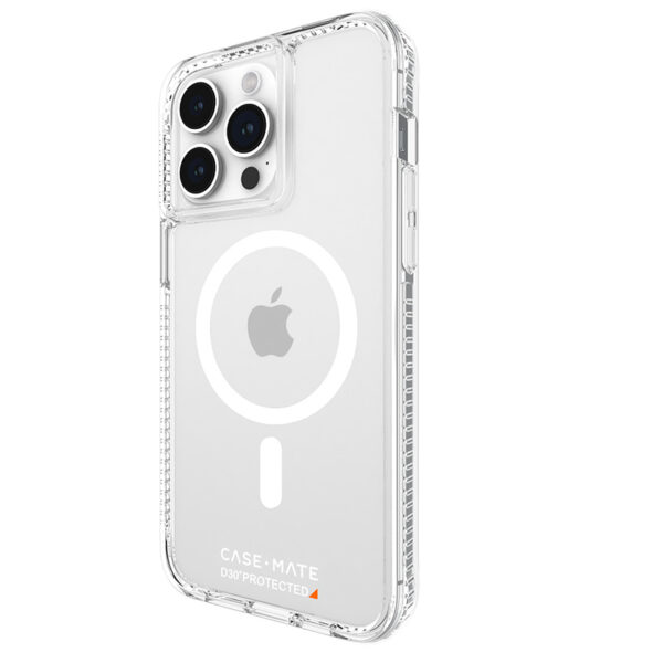 Case-Mate Ultra Tough Plus D3O MagSafe - Etui iPhone 15 Pro Max (Clear) - obrazek 3