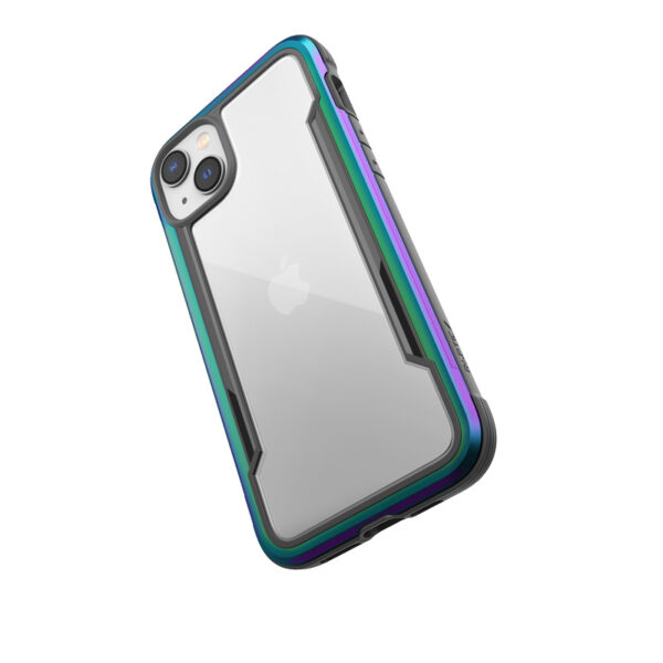 X-Doria Raptic Shield - Etui aluminiowe iPhone 14 Plus (Drop-Tested 3m) (Iridescent) - obrazek 4