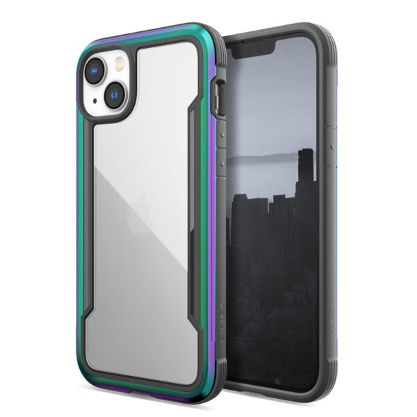 X-Doria Raptic Shield - Etui aluminiowe iPhone 14 Plus (Drop-Tested 3m) (Iridescent) - obrazek 5