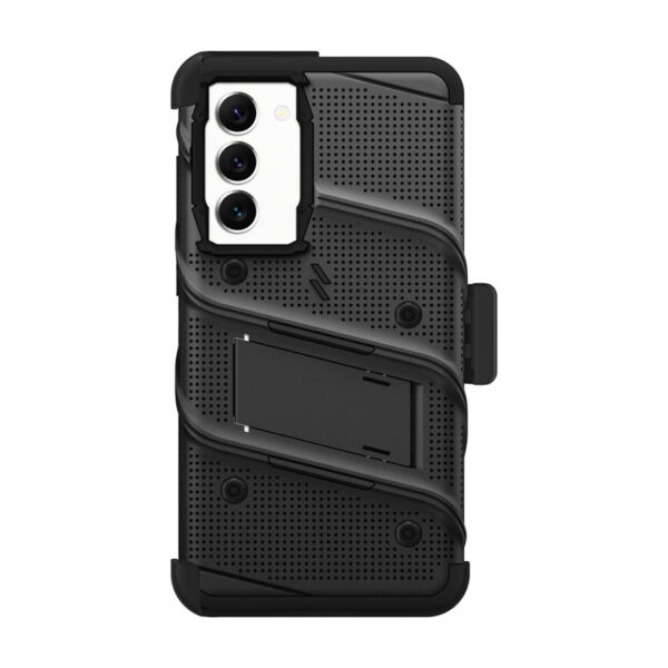 ZIZO BOLT Series - Pancerne etui Samsung Galaxy S23+ ze szkłem 9H na ekran + uchwyt z podstawką (czarny) - obrazek 3