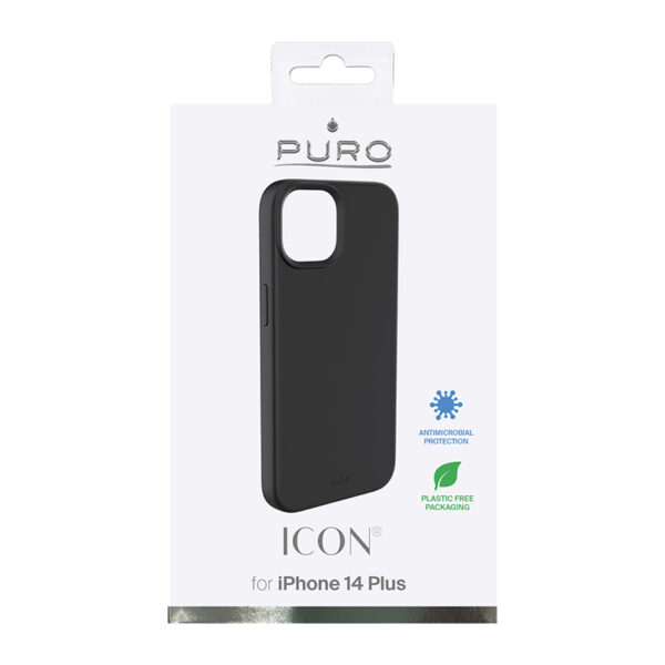 PURO ICON Cover - Etui iPhone 14 Plus (czarny) - obrazek 4